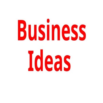 S.1 ENT LESSON.Business ideas and sources