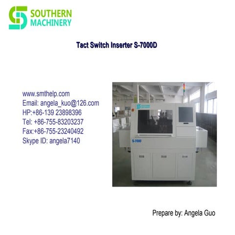 Tact switch inserter | PPT