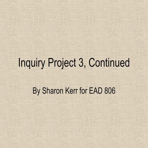 S Kerr Ip3 Part 2, Continued