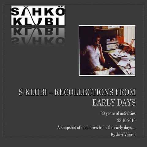 SKlubi – where everything started