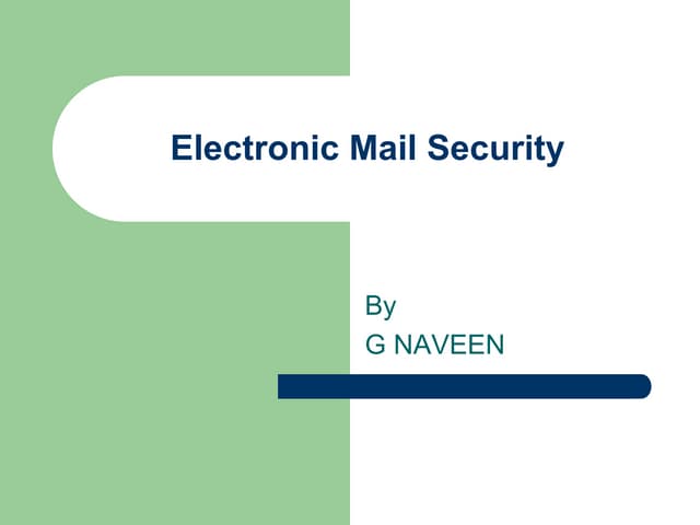 S-MIMEemail-security.ppt