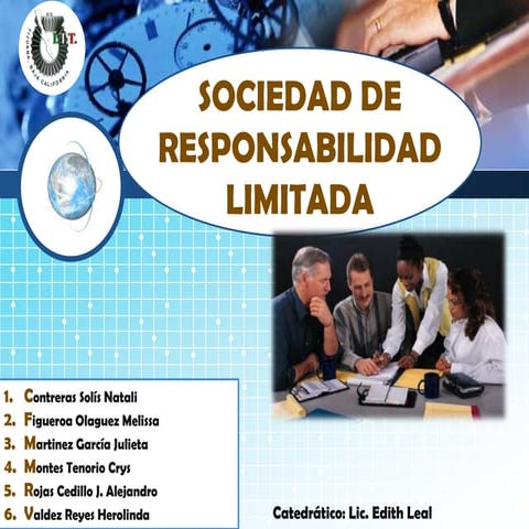 Sociedad De Responsabilidad Limitada | PPTX