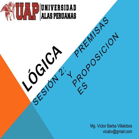 Premisas y proposiciones | PPTX
