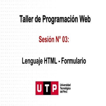 S03 - Lenguaje HTML - Formulario con PHP