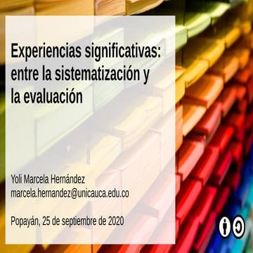 Experiencias significativas y evaluación