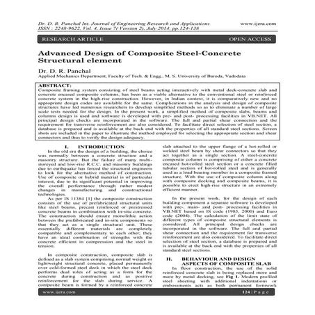 Advanced Design of Composite Steel-Concrete Structural element