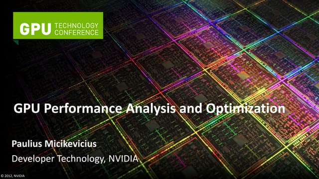 GPU performance analysis | PDF
