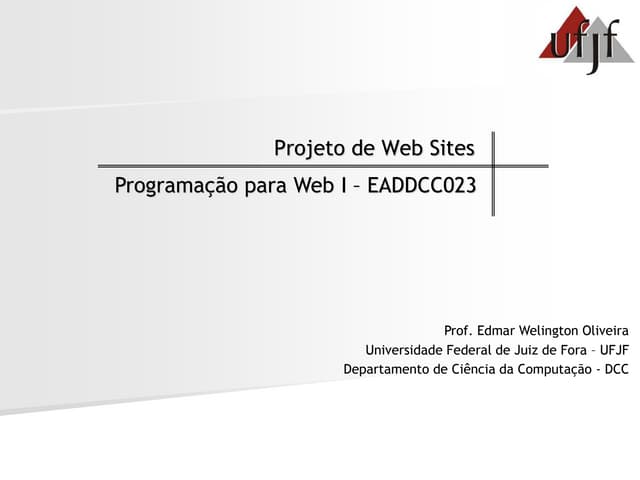 Projeto de WEB Site