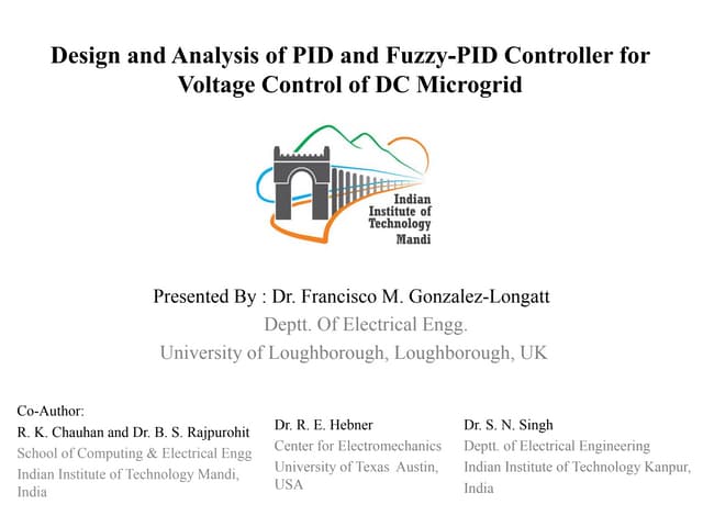 Design and Analysis of PID and Fuzzy-PID Controller for Voltage Control of DC...