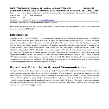 S1-153199 Use Case and Requirements for DA2GC