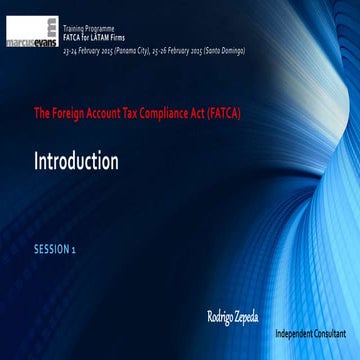 Introduction to FATCA
