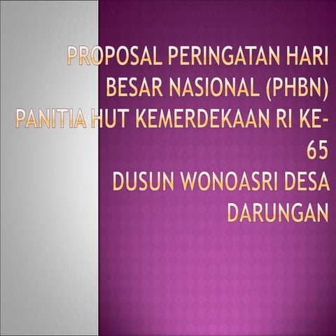 Proposal Kegiatan