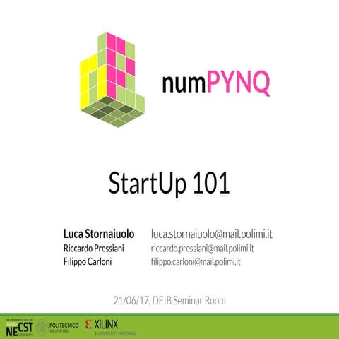 6. numPYNQ - StartUp101