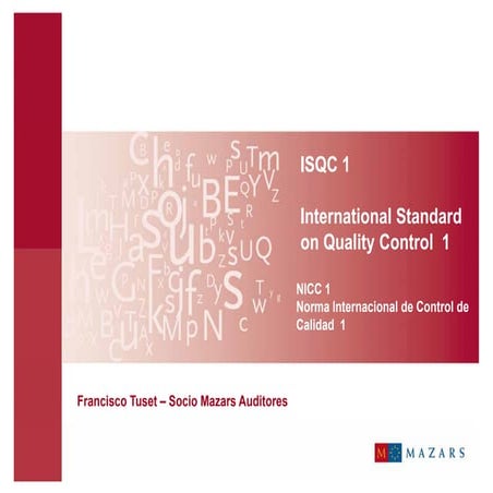 ISQC 01