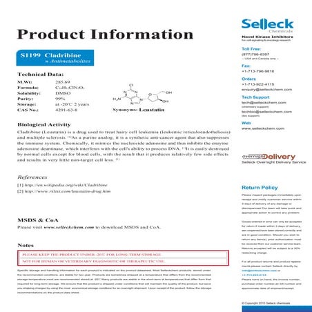 S1199 cladribine | PDF