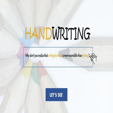 5 Ways Drawing and Sketching Can Improve Your Handwriting Skills | PDF