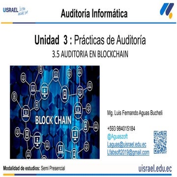 14- Auditoria en Blockchain
