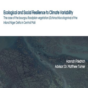 2016 conservation track: ecological and social resilience to climate variabil...