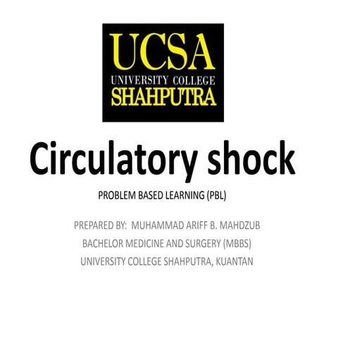 Circulatory shock