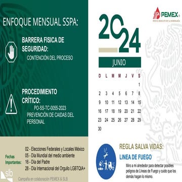 calendario de difusiones de Calendario de JUNIO.pptx