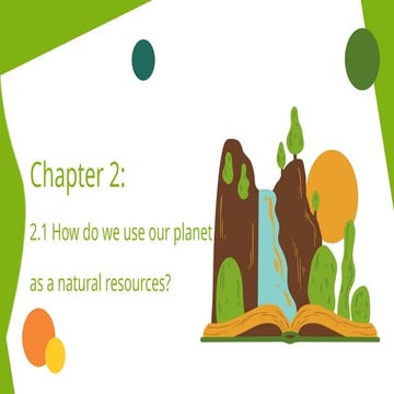 Classification of natural resources (pdf) | PPTX