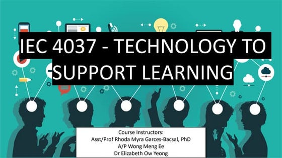 Week 2 - Introduction to the use of technology in supporting learning
