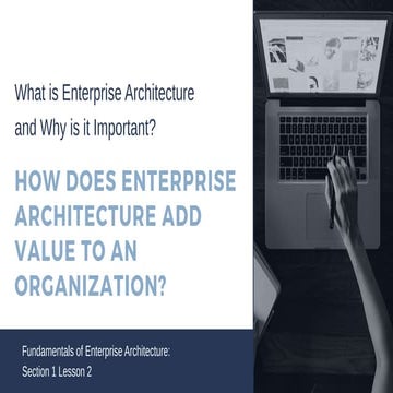 What is Enterprise Architecture?