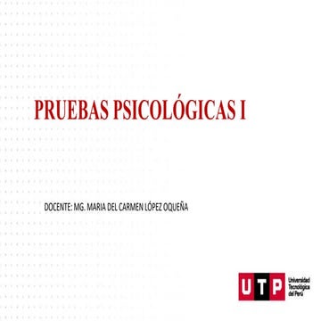 pruebas psicometricas y proyectivas | DOCX