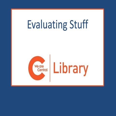 Evaluating Stuff 2015