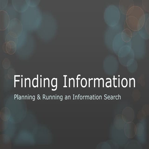 S2 Finding information