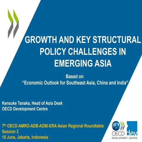 Growth and Key Structural Policy Challenges in Emerging Asia