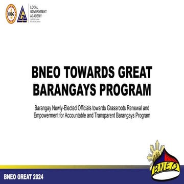 The BDP and Capacity Development  Agenda