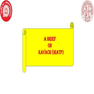 TCAS Automatic Train Protction KAVACH in  Indian Railway