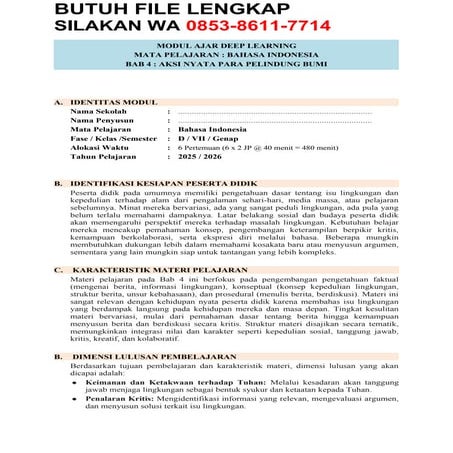 RPM BAHASA INDONESIA KEL…