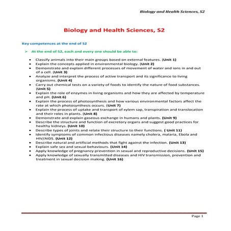 S 2 Biology Notes 4 Pdf