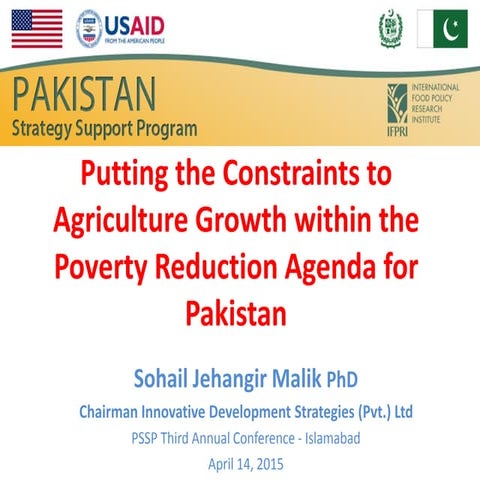 Paul Dorosh - Agriculture Productivity Growth and Rural Welfare: Insights fro...