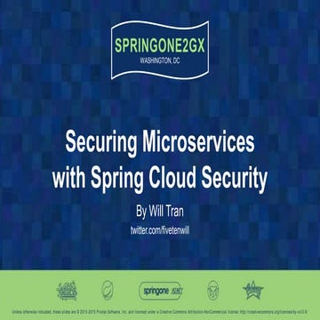 Securing Microservices with Spring Cloud Security