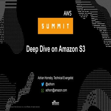 Deep Dive on Amazon S3