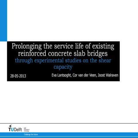 Prolonging the service life of existing reinforced concrete slab bridges