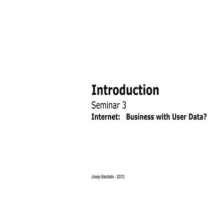S3   internet business with user data