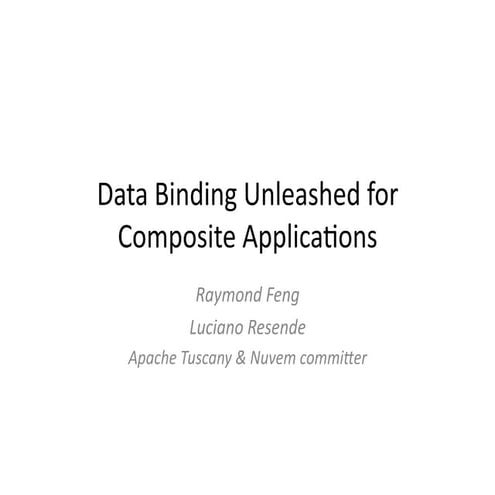 Data Binding Unleashed for Composite Applications