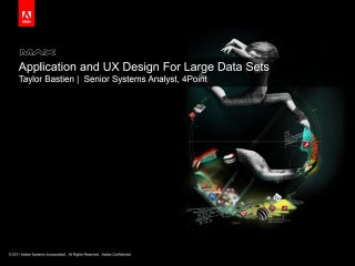 Application UI Design with Large Data Sets (Cathy Lu) | PPT