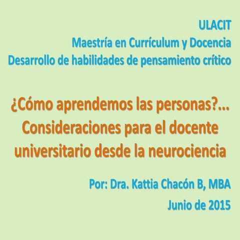 S3 como aprendemos las personas por kattia chacon