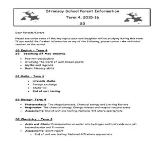 S3  parent info term 4 2015 16