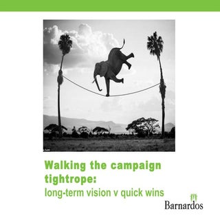 Walking the campaign tightrope: lon...
