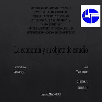 Actividad N°1 Economía general