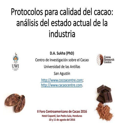 S4.pm2 Protocolos para calidad del cacao: análisis del estado actual de la in...