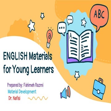 English materials for young learners