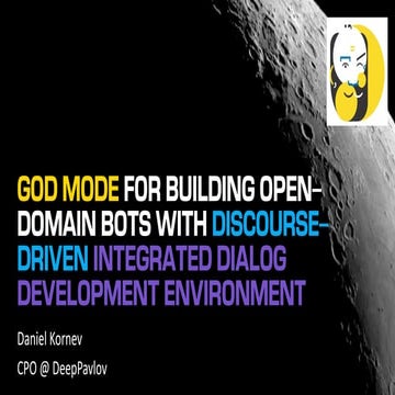 God Mode for designing scenario-driven skills for DeepPavlov Dream