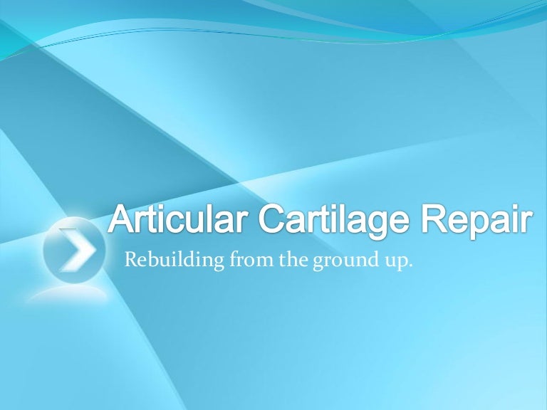 Articular cartilage defect image